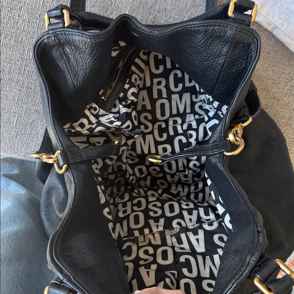 Marc by Marc Jacobs Classic Q Francesca Bag Black Leather - Picture 5 of 8